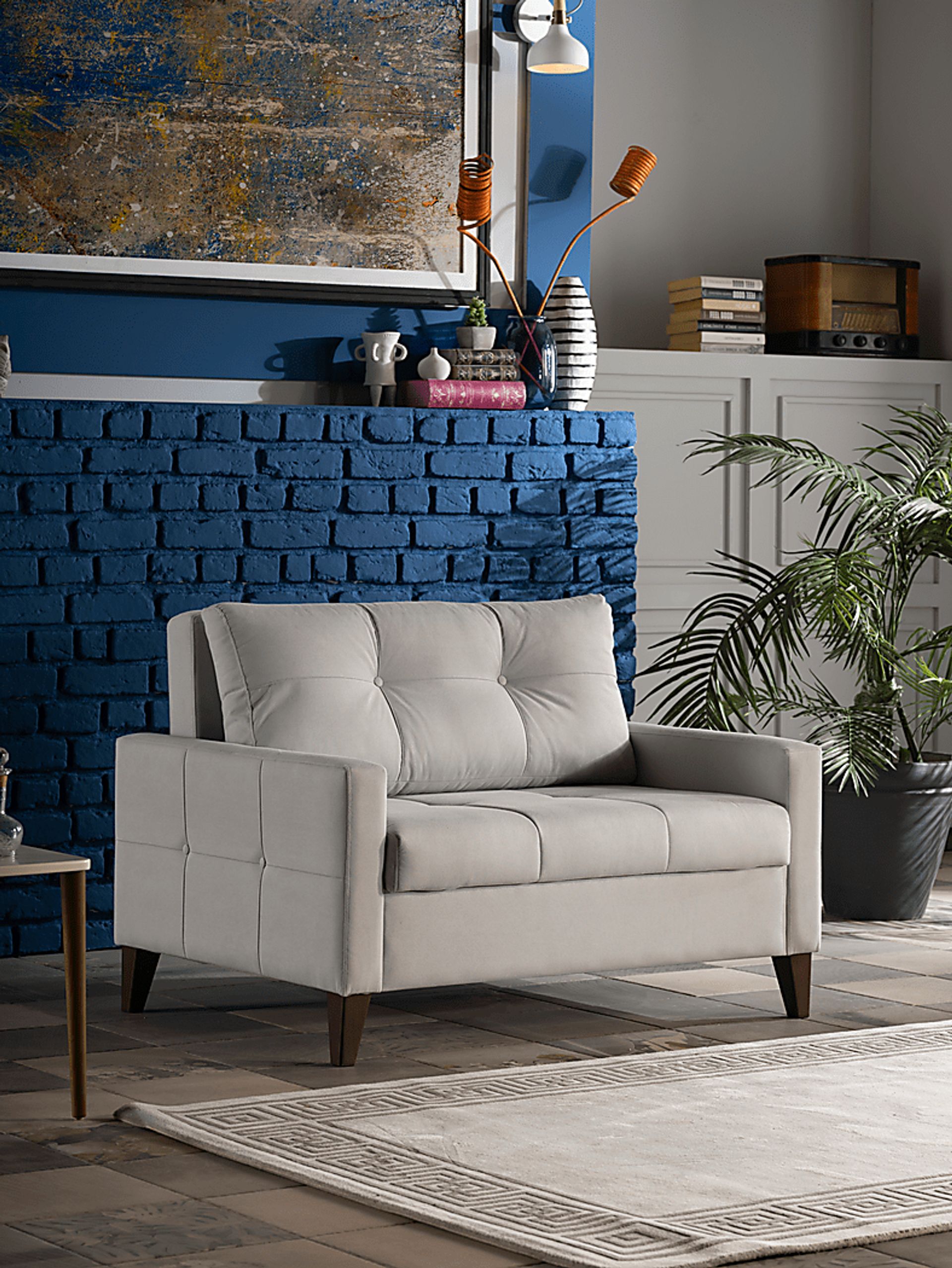 Viewridge Gray Sleeper Chair - Image 10