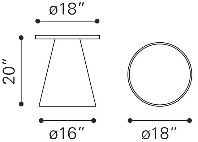 Vignaud White End Table - Thumbnail - Image 10