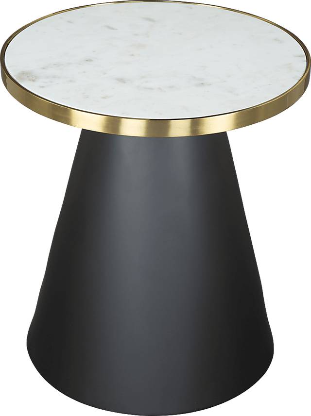 Vignaud White End Table - Thumbnail - Image 1