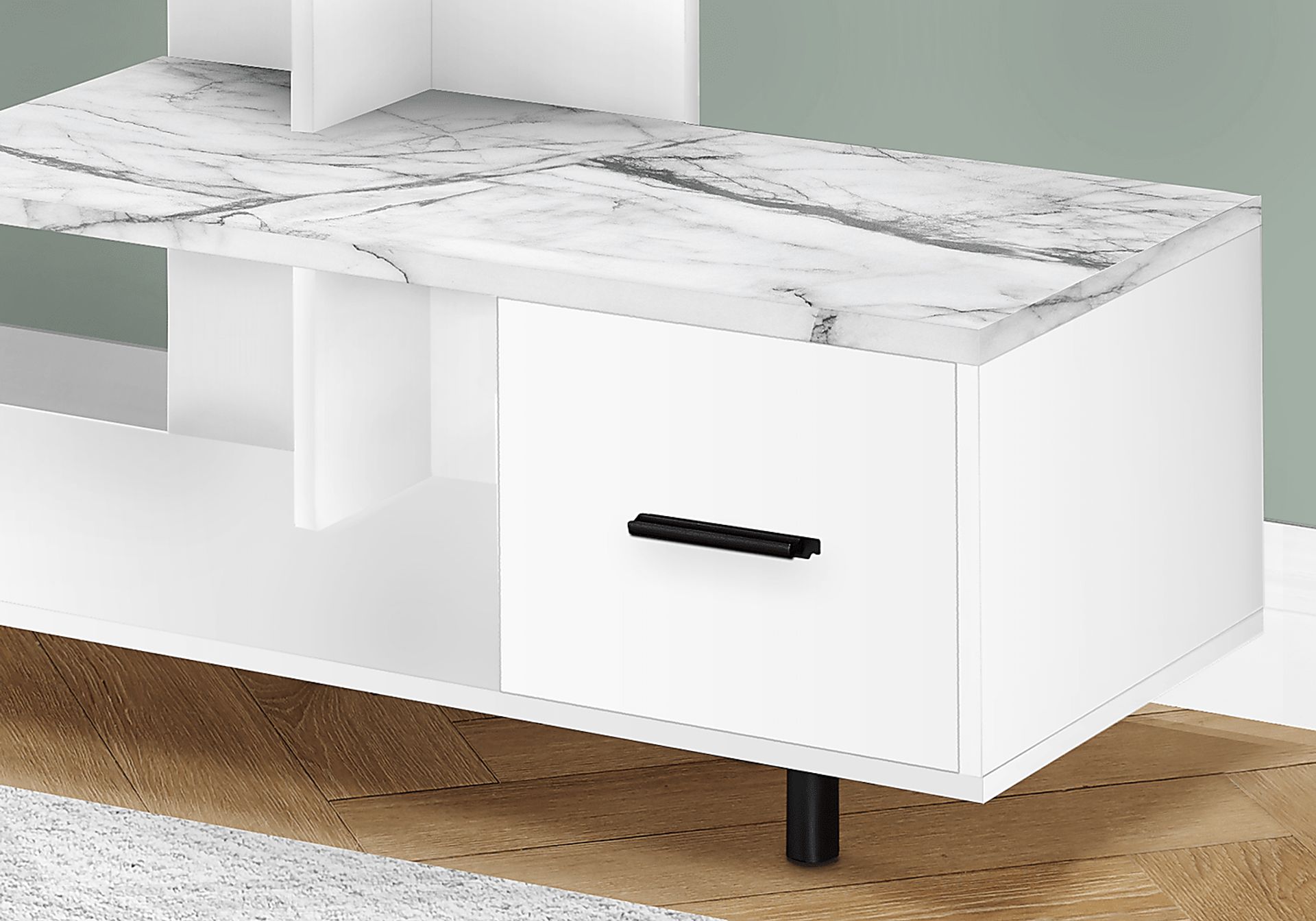 Vilenah White 47 in. Console - Image 2