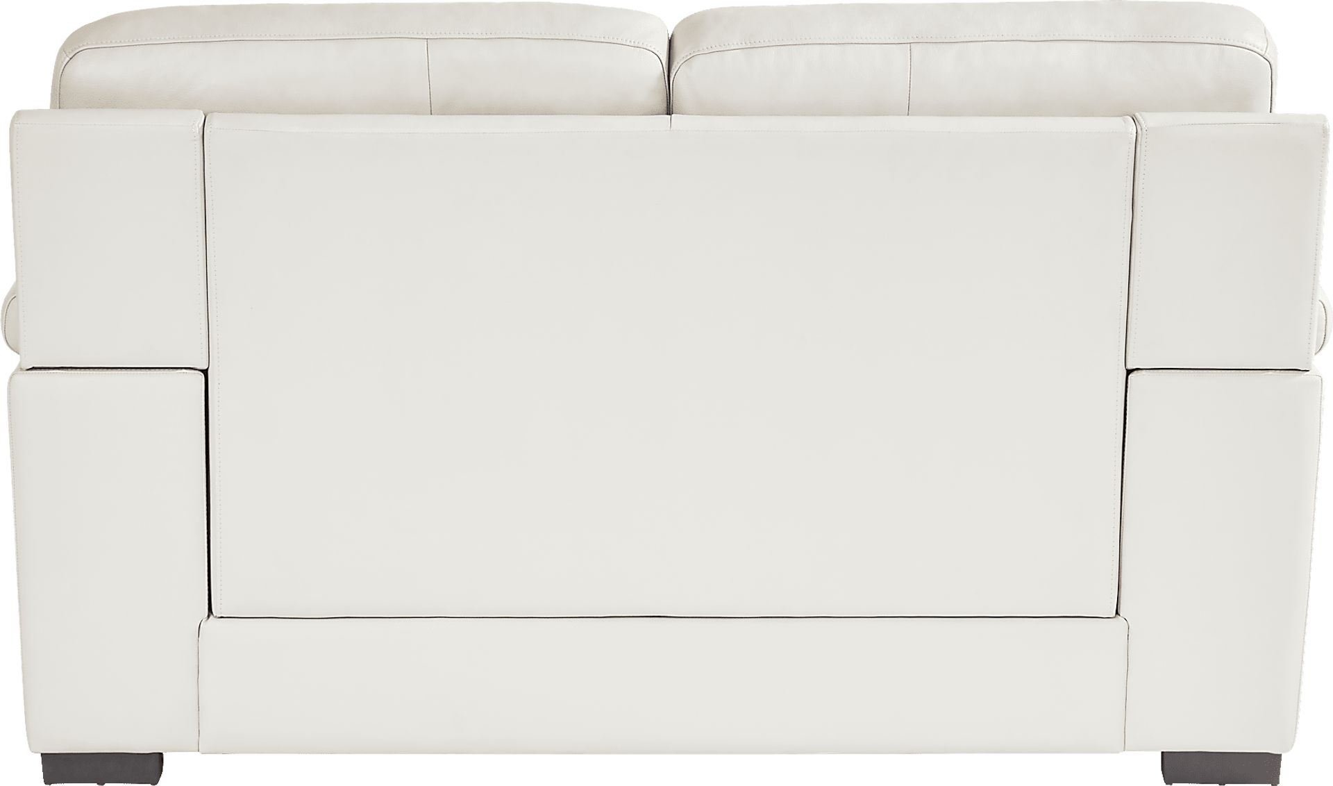 Villa Ashbury White Leather 2 Pc Living Room - Image 3