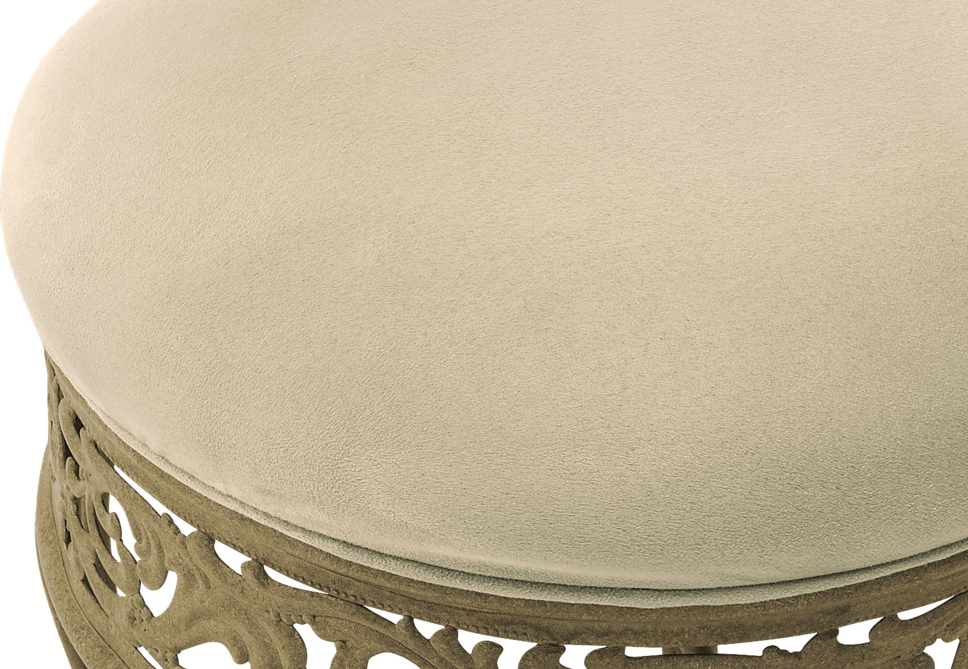 Villa III Beige Vanity Stool - Image 2