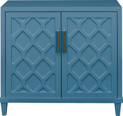 Villa Sonoma Aqua Accent Cabinet