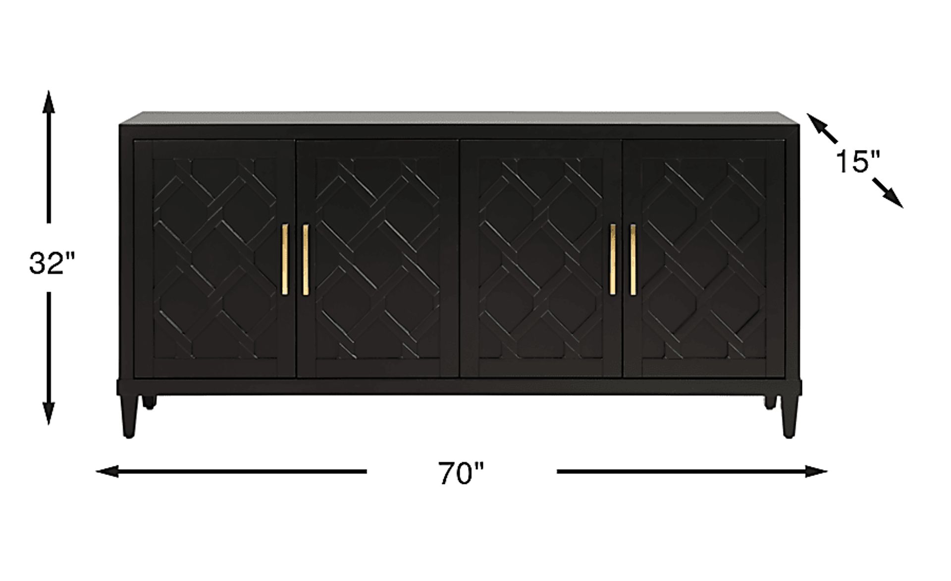 Dimension Image. Please refer to the Dimension Tab on this page for dimension details.