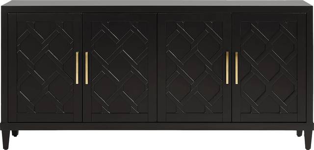 Villa Sonoma Black Credenza - Thumbnail - Image 1