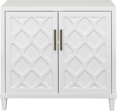 Villa Sonoma White Accent Cabinet