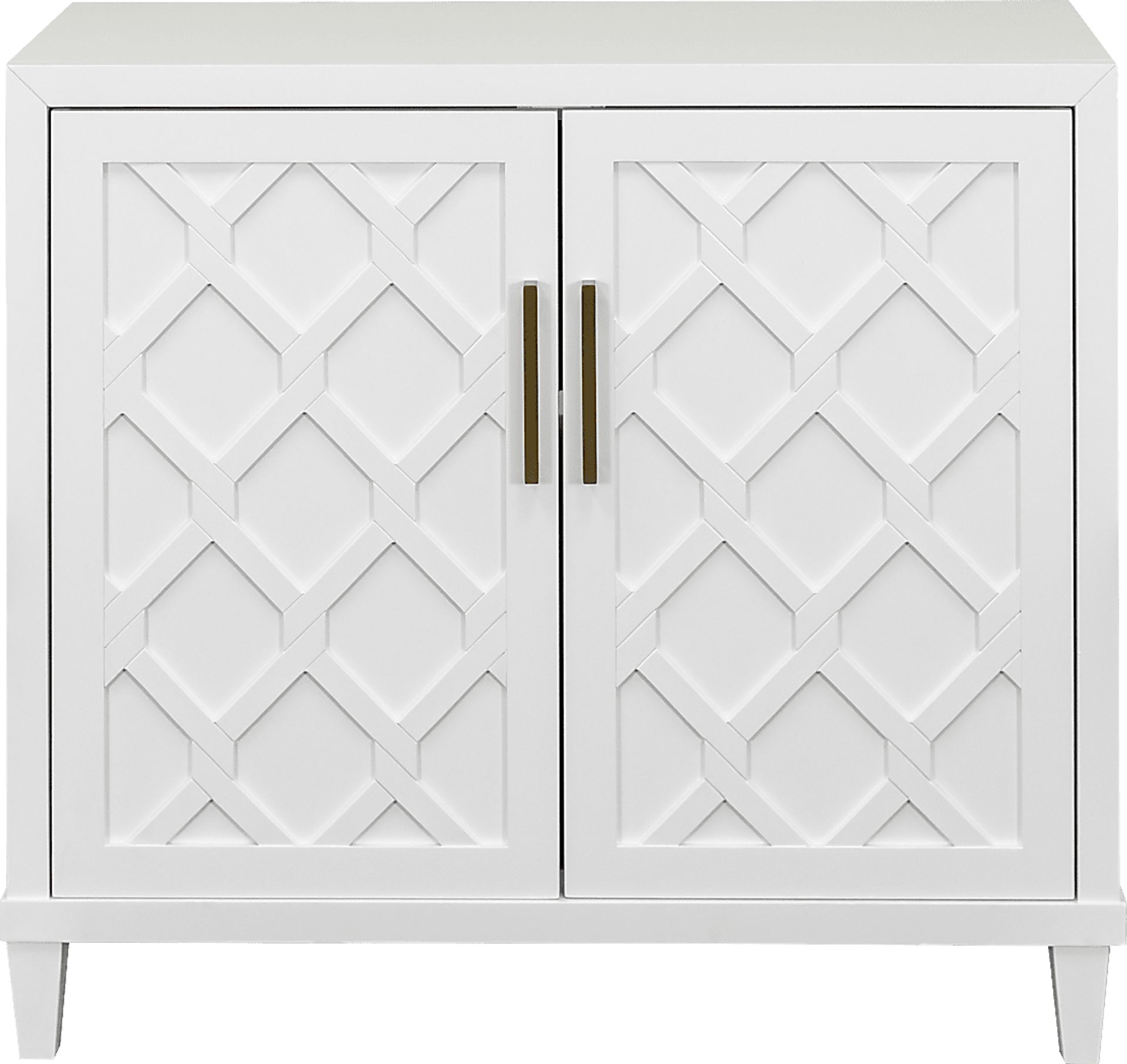 Villa Sonoma White Accent Cabinet - Image 1