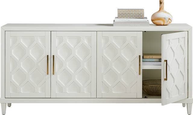 Villa Sonoma White Credenza - Thumbnail - Image 2