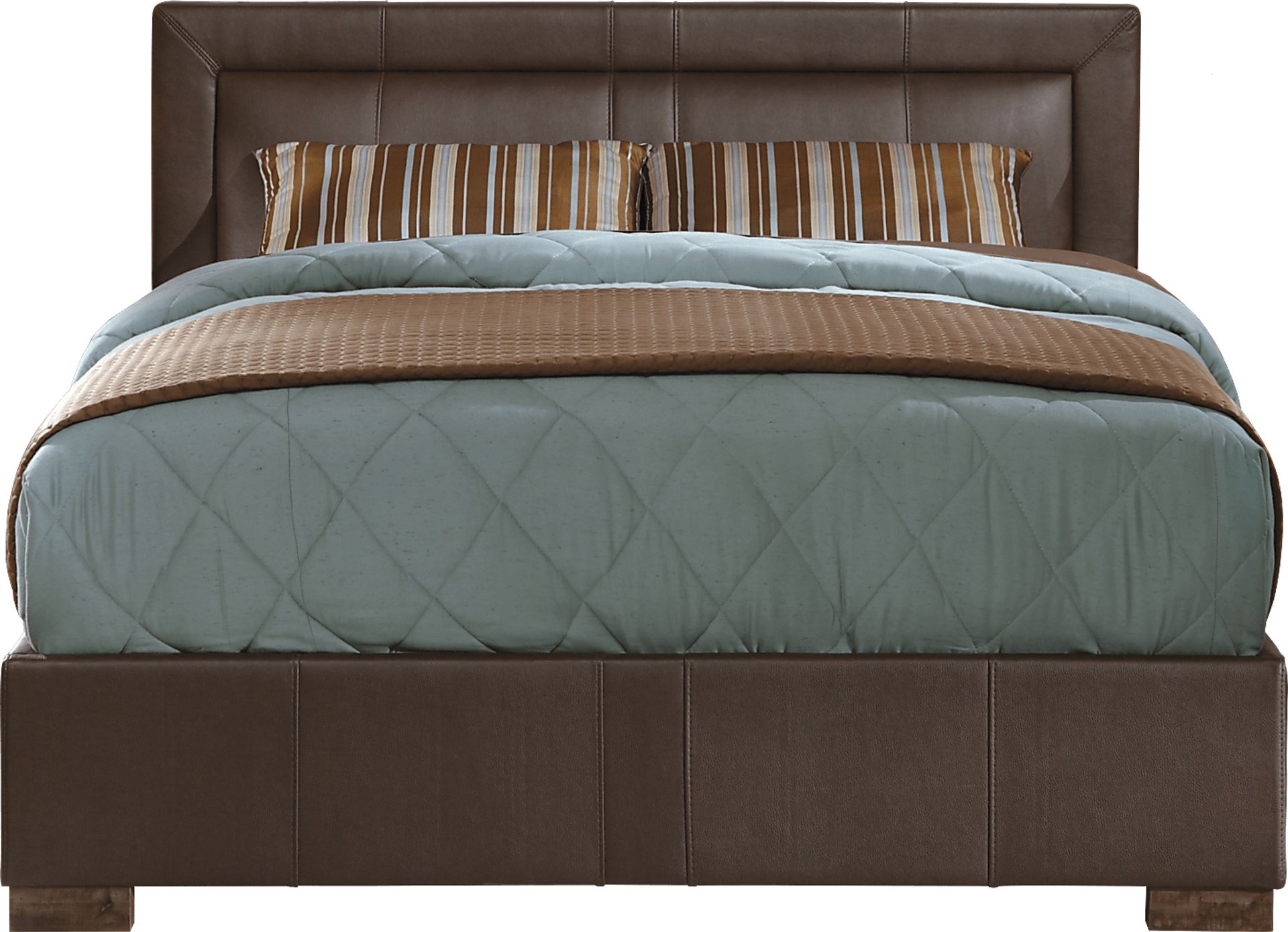 Villa View Brown 3 Pc Queen Bed - Image 1