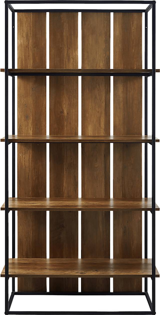 Villafane Brown Bookcase - Thumbnail - Image 2