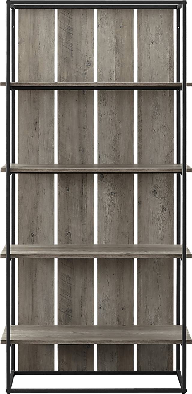 Villafane Gray Bookcase - Thumbnail - Image 3