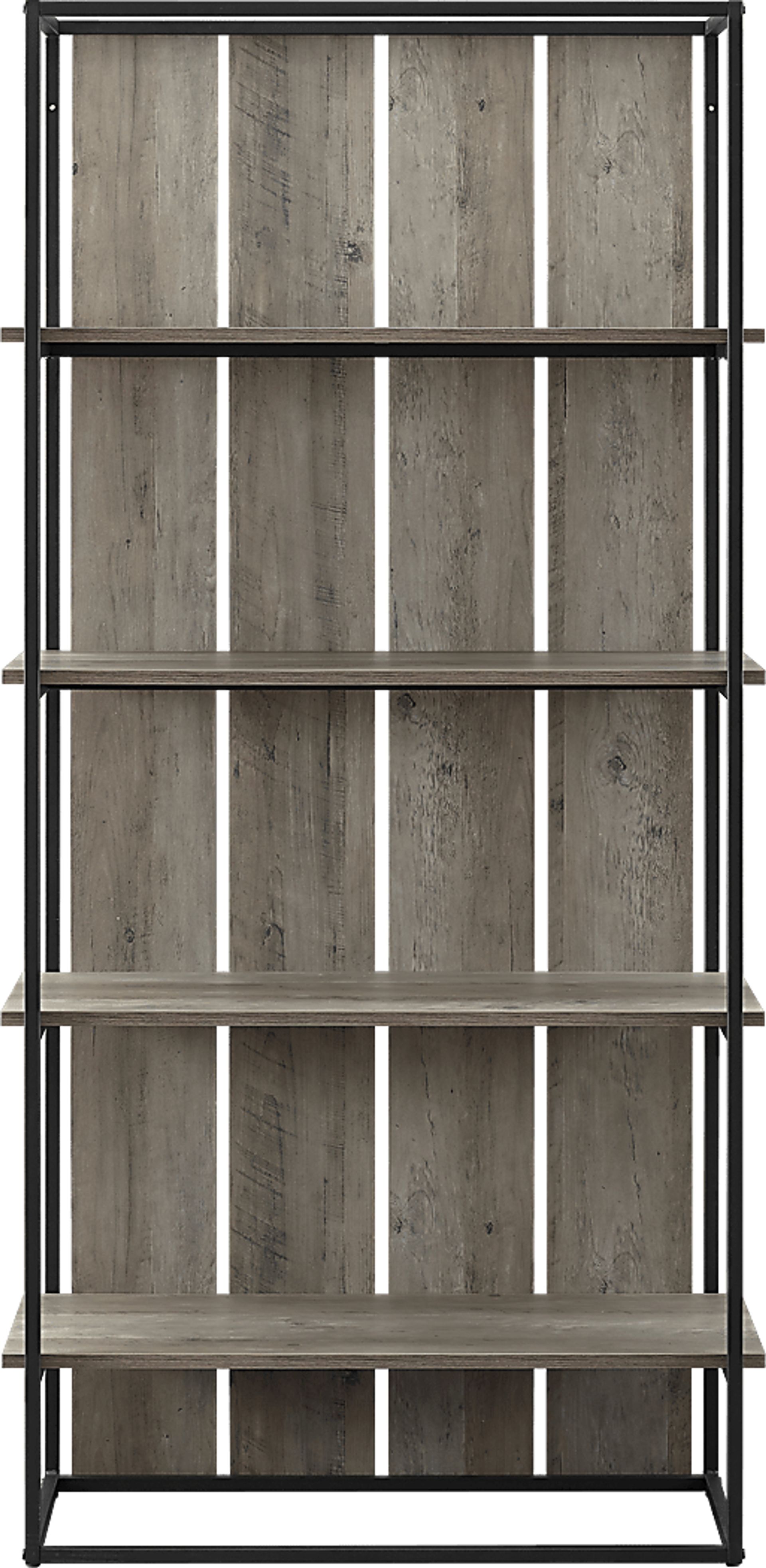 Villafane Gray Bookcase - Image 3