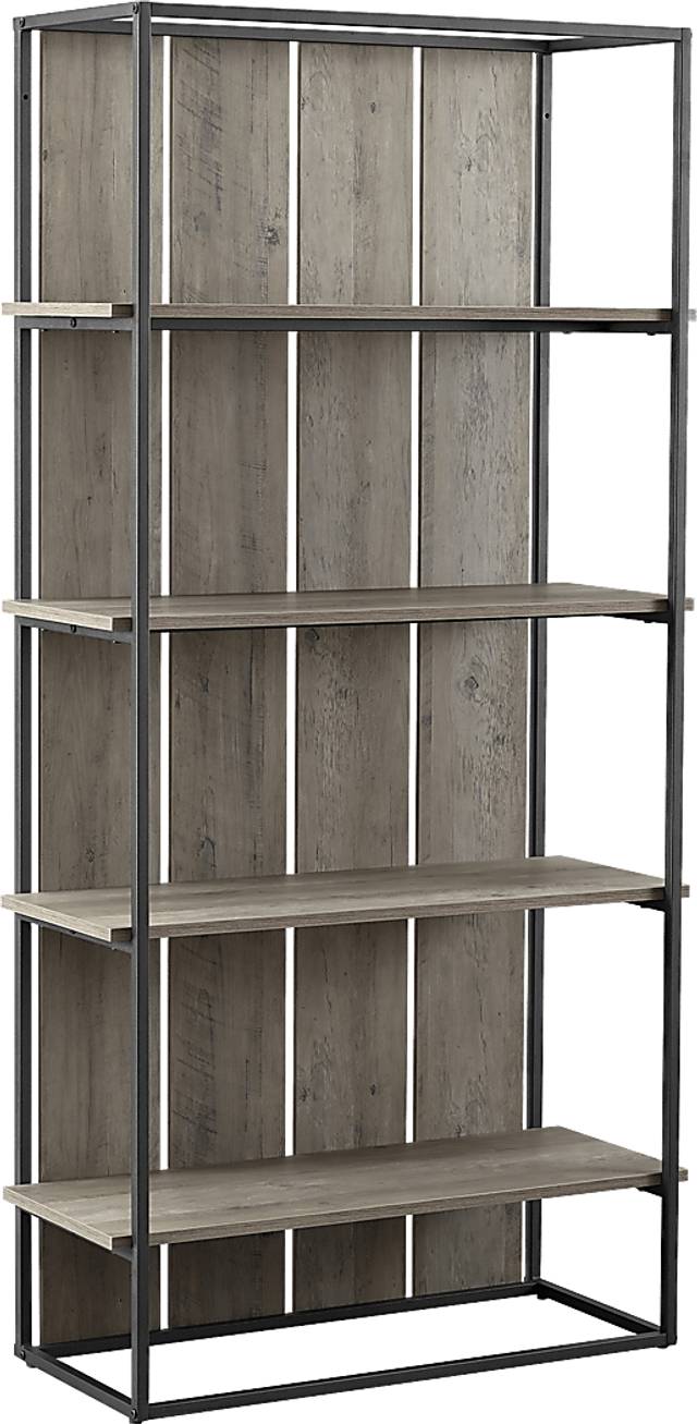 Villafane Gray Bookcase - Thumbnail - Image 1