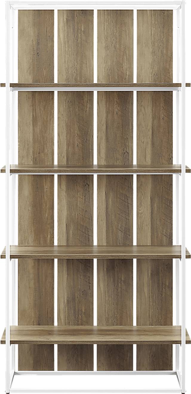 Villafane Oak Bookcase - Thumbnail - Image 3