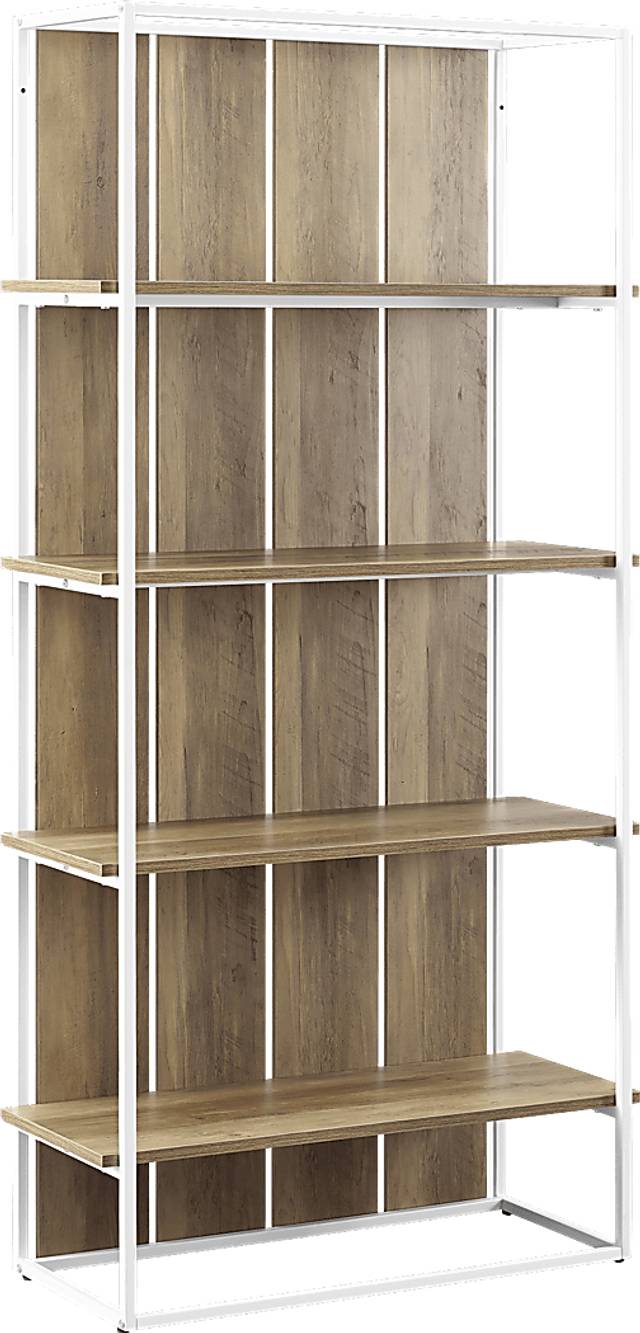 Villafane Oak Bookcase - Thumbnail - Image 1