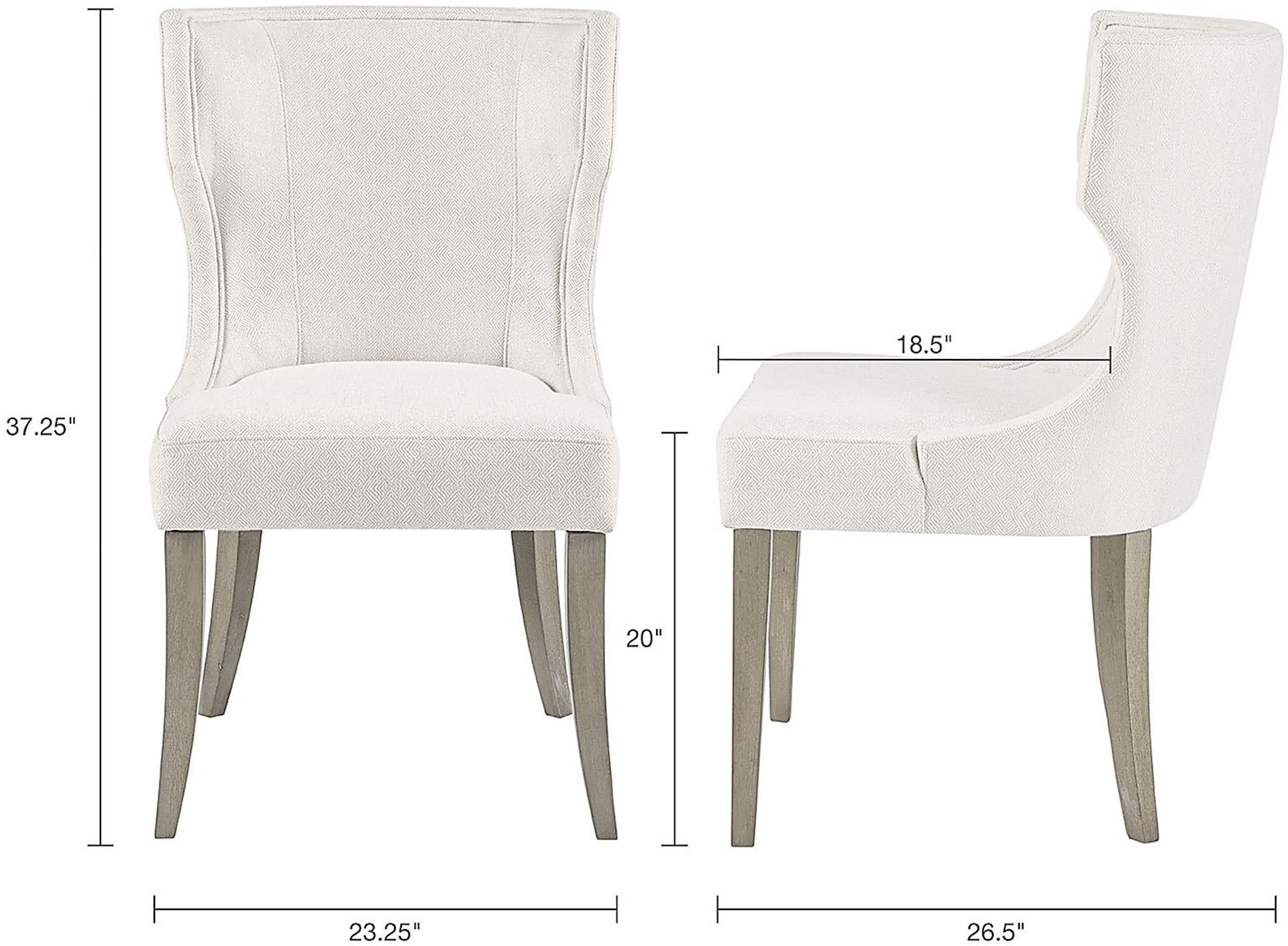 Villagrove Cream Side Chair - Image 7