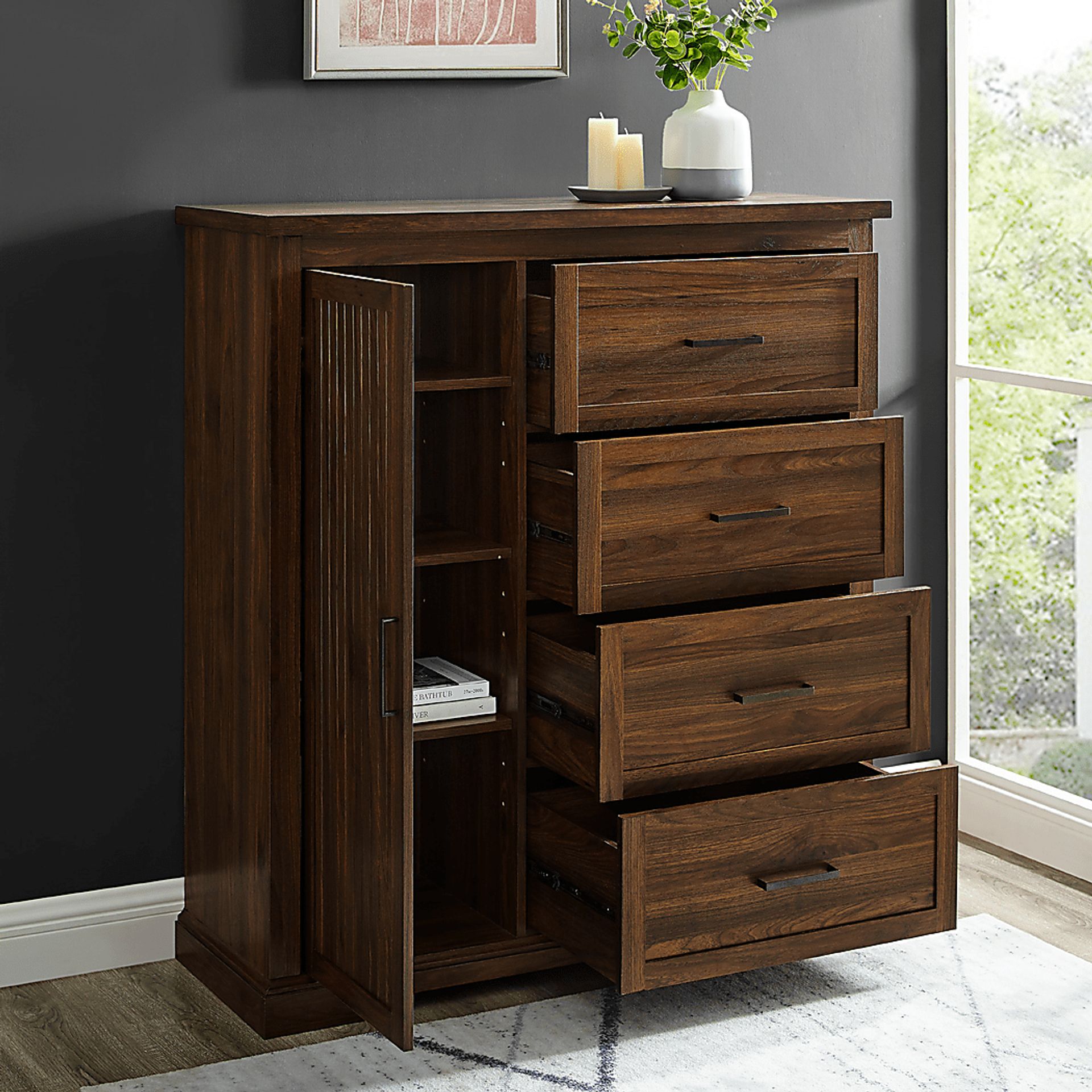 Villalonga Walnut Armoire - Image 5