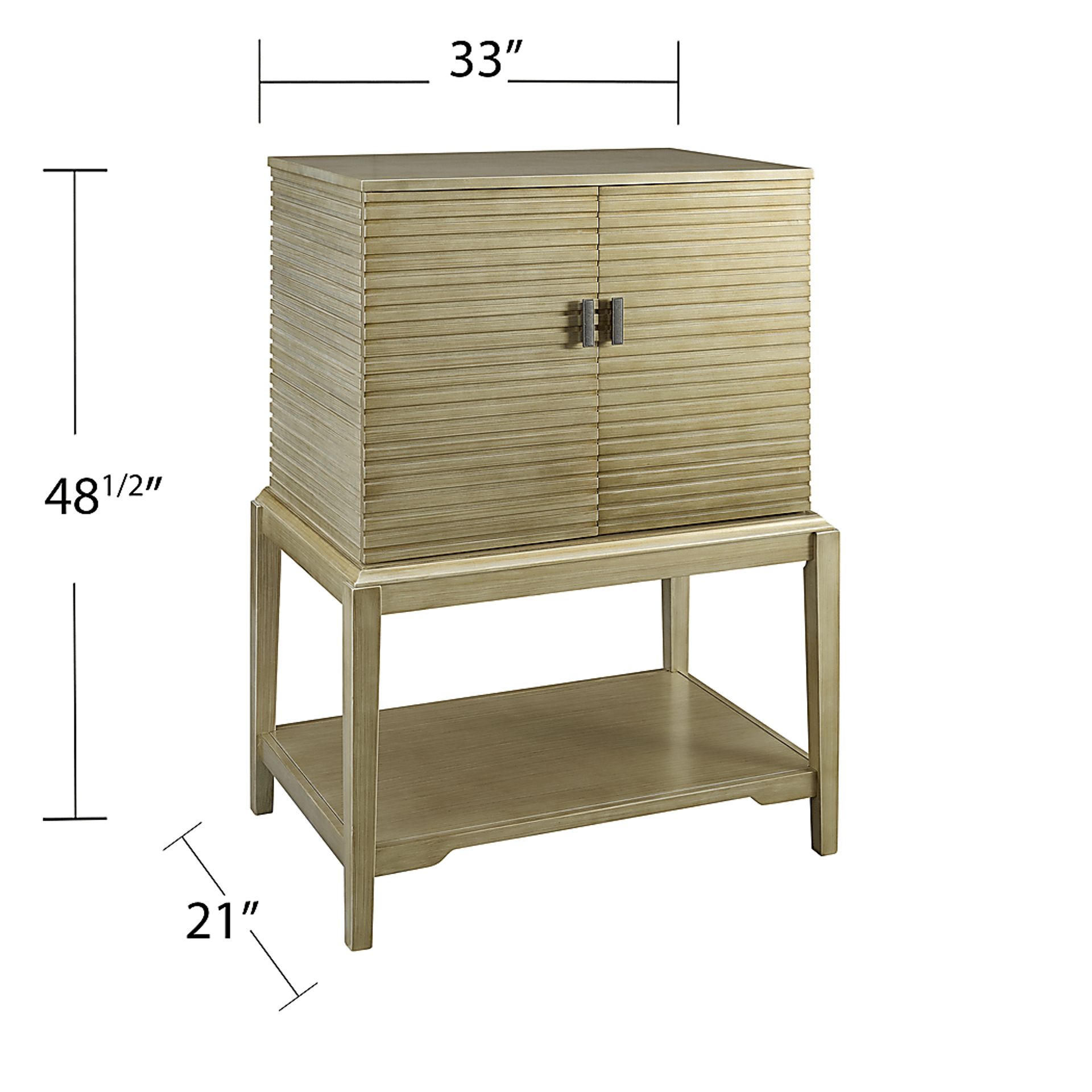 Villamore Gold Bar Cart - Image 4