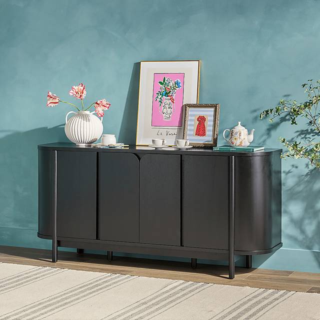 Villandrie Black Sideboard - Thumbnail - Image 2