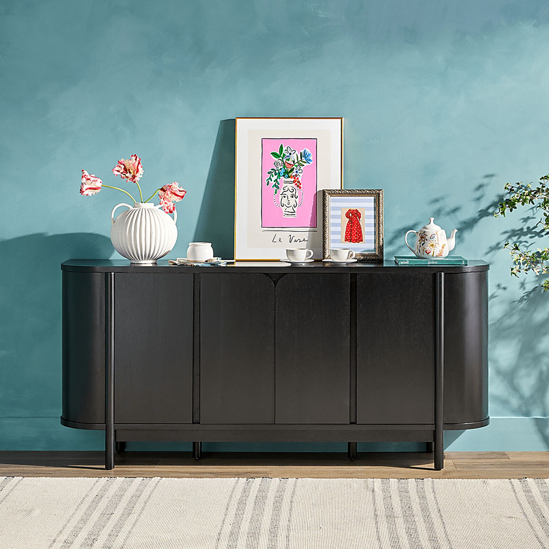 Villandrie Black Sideboard - Image 3