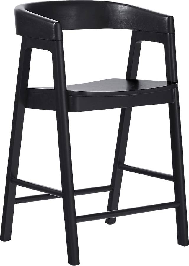 Villandrie I Black Counter Height Stool - Thumbnail - Image 1