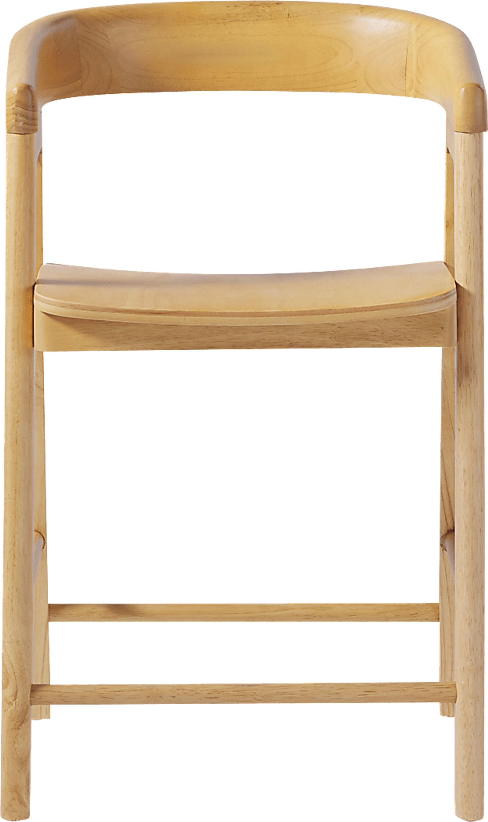 Villandrie I Natural Counter Height Stool - Image 4