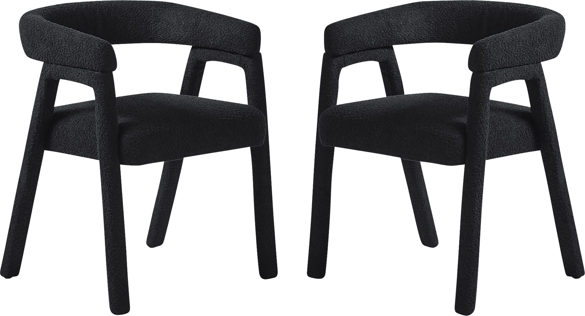 Villandrie III Black Dining Chair, Set of 2 - Image 4
