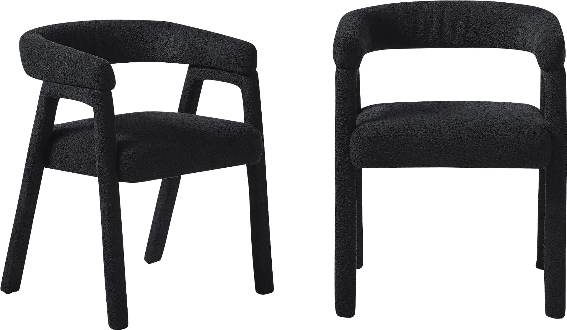 Villandrie III Black Dining Chair, Set of 2 - Image 1