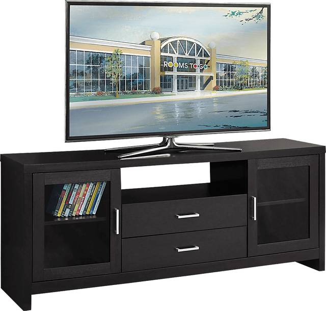 Villard Cappuccino 2 Drawer 60 in. Console - Thumbnail - Image 1