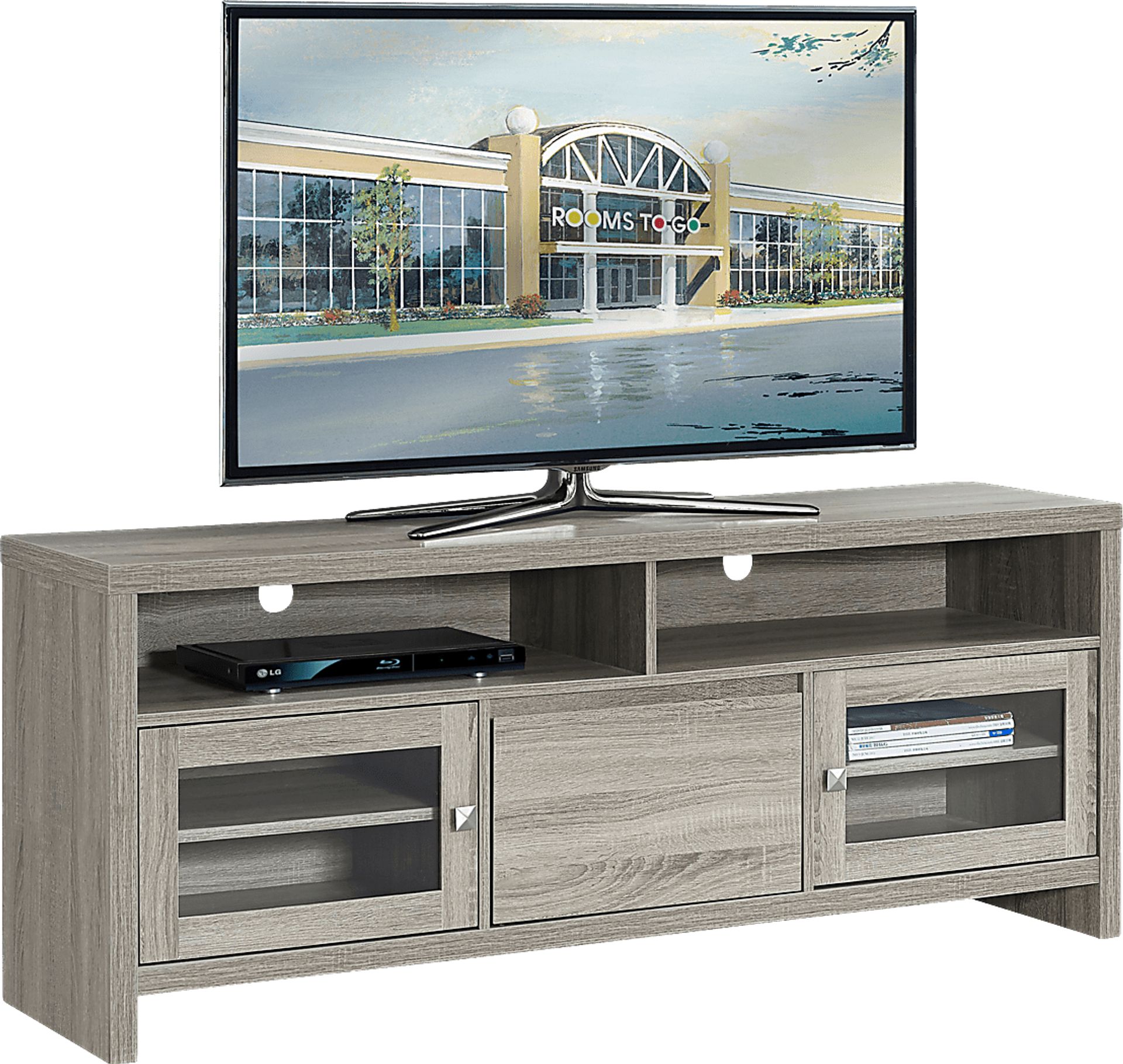 Villard Taupe 60 in. Console - Image 1