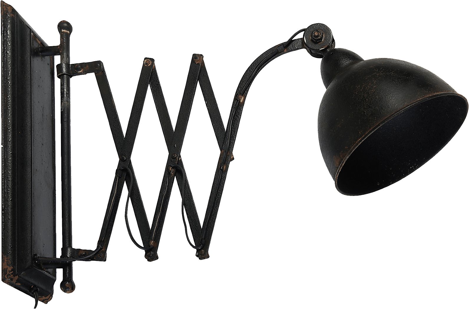 Villarreal Post Black Sconce