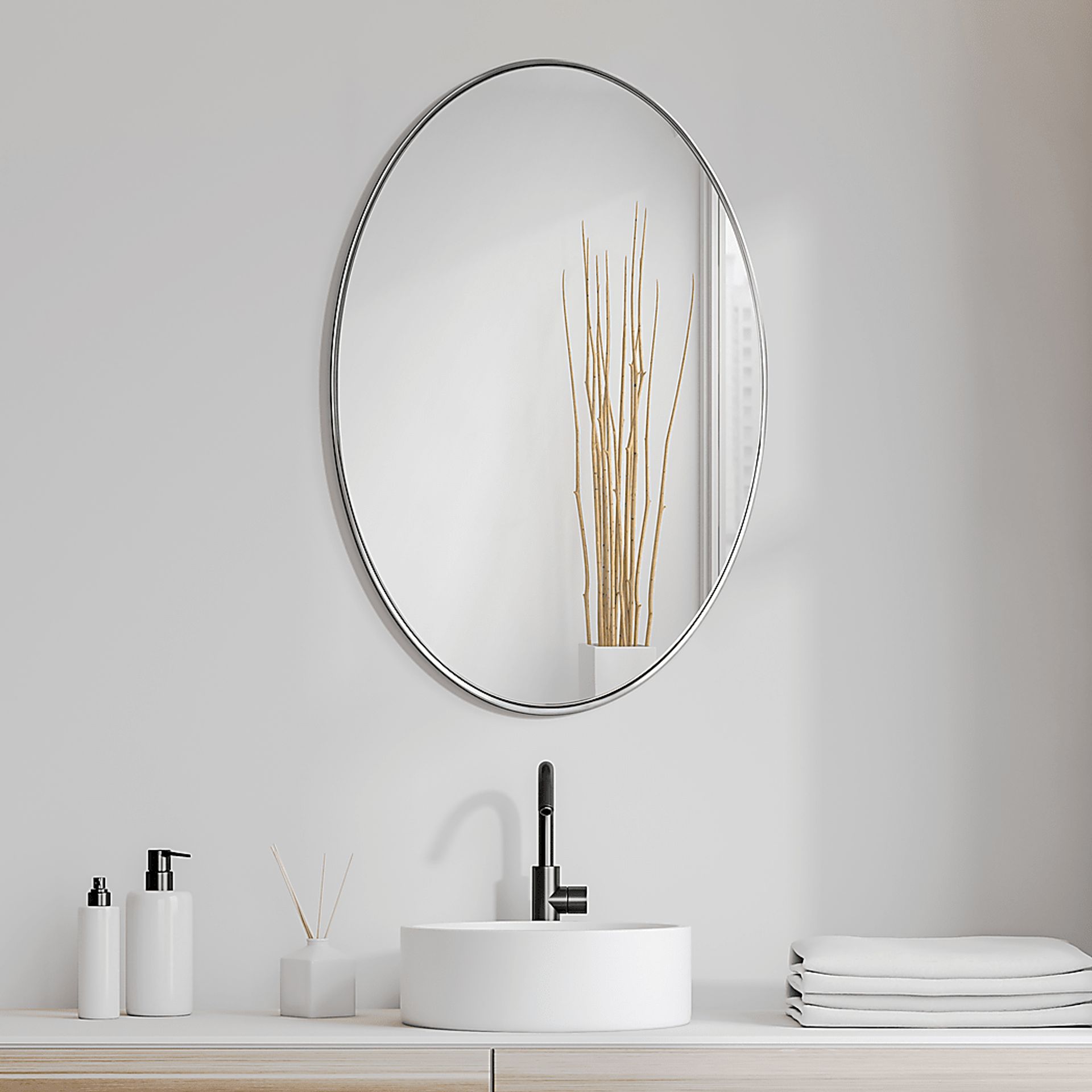 Villeros Silver Mirror - Image 2