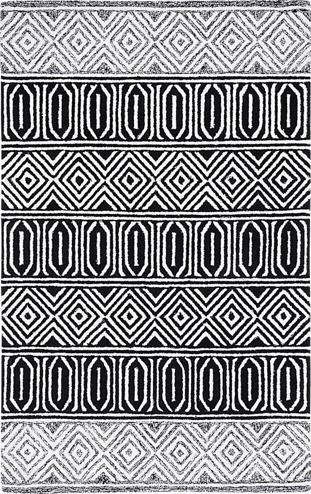 Vilvika Ivory 5' x 8' Rug - Thumbnail - Image 1