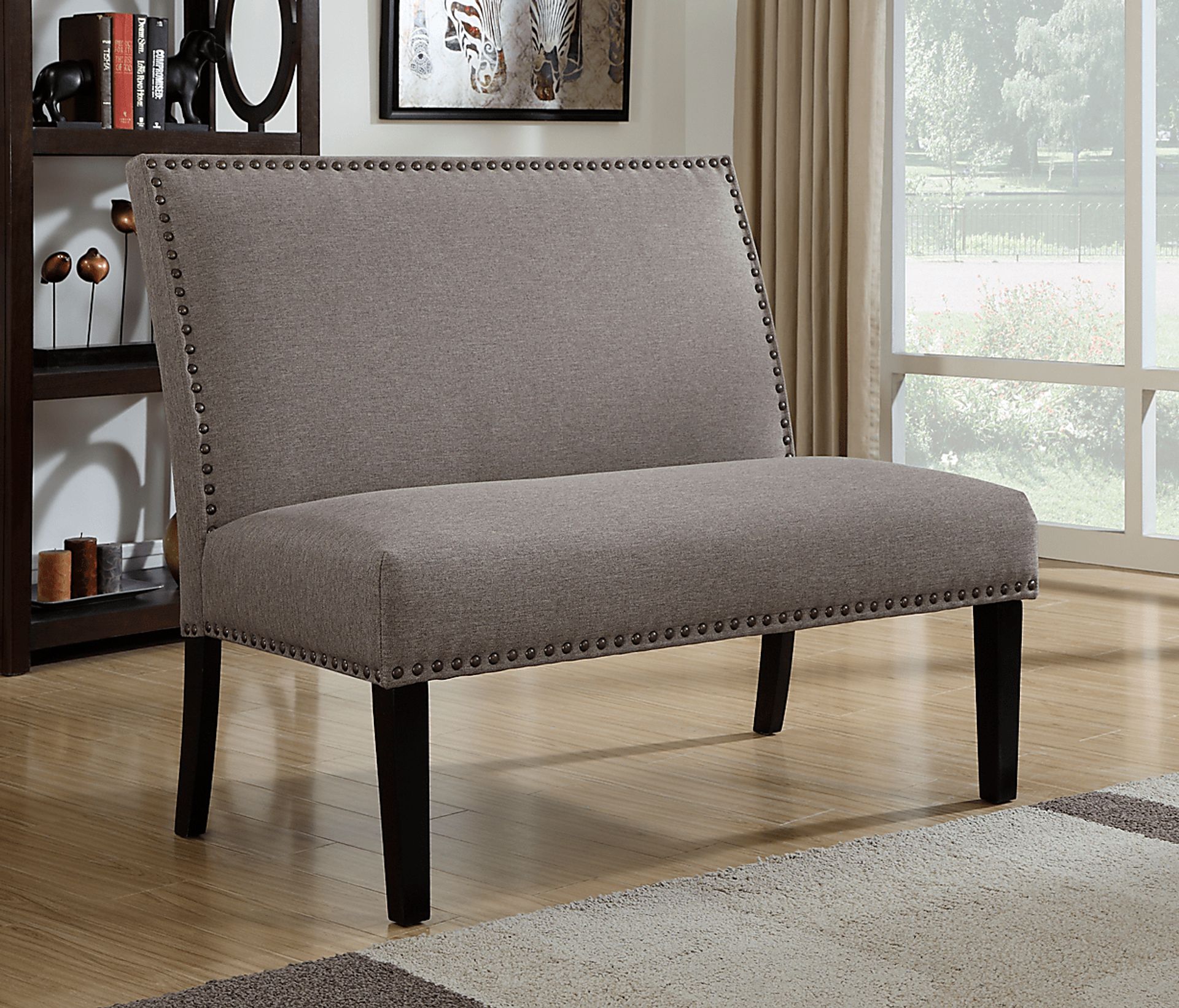 Vina Brown Banquette - Image 1