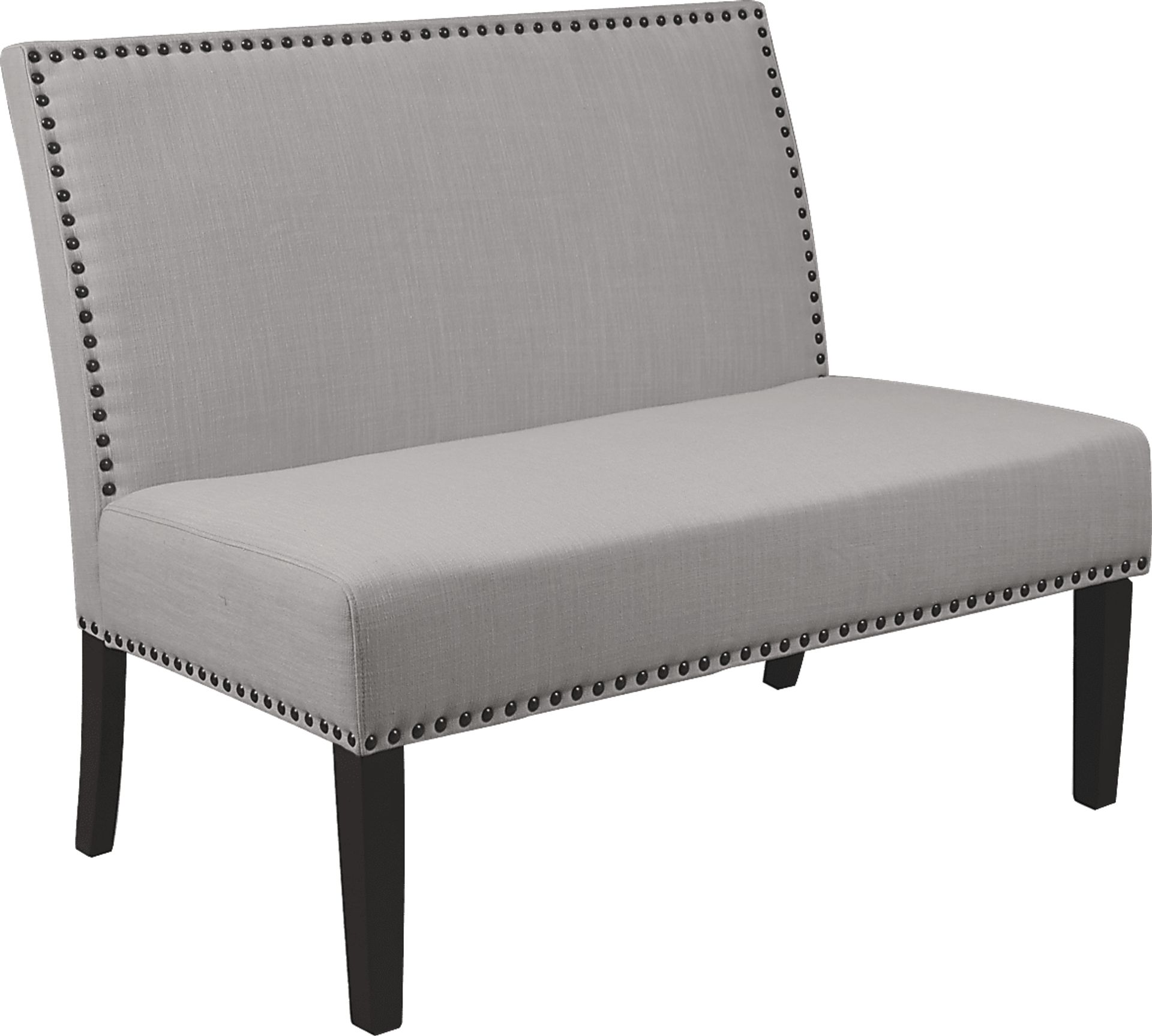 Vina Gray Banquette - Image 1