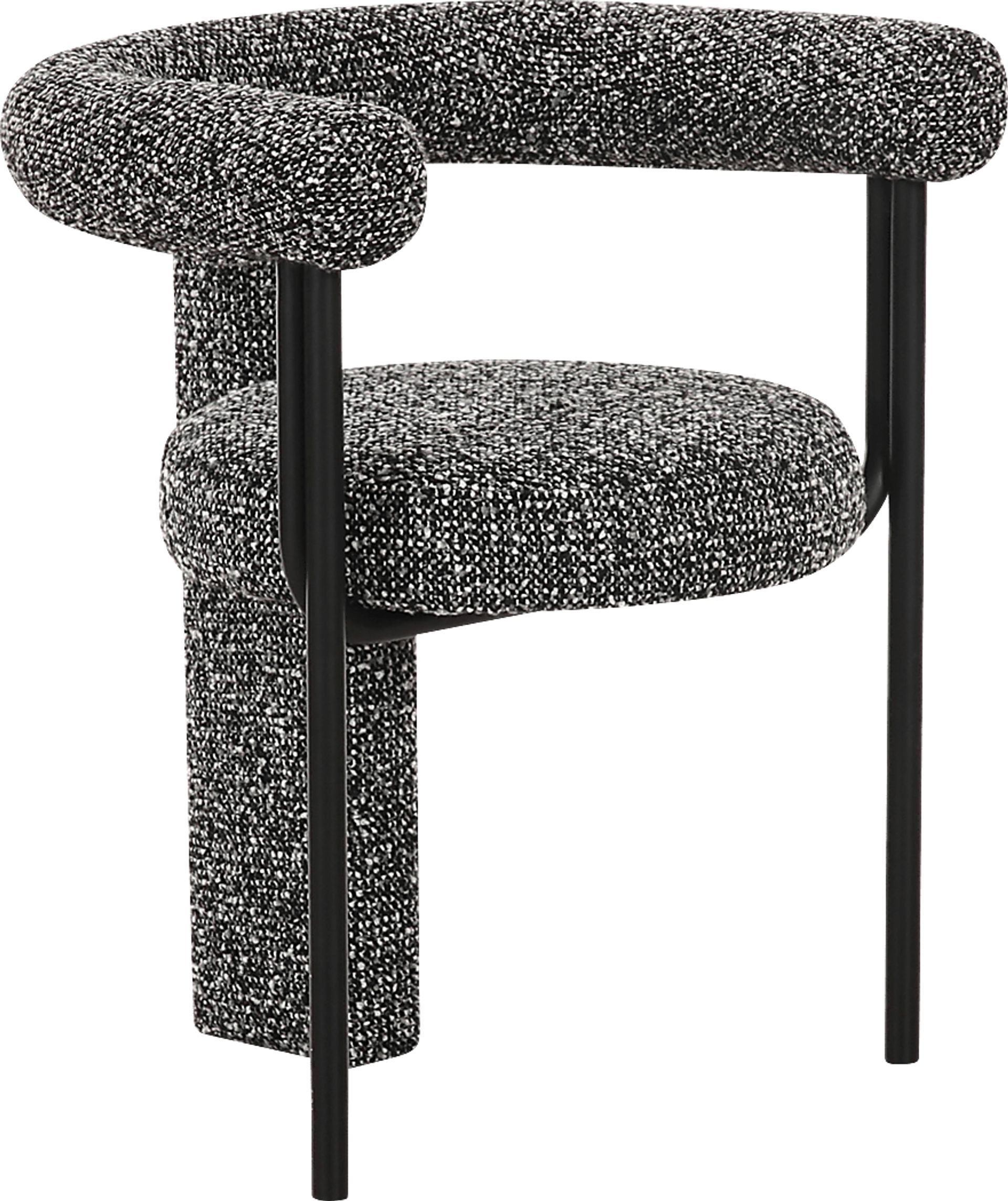 Vineshow Black Arm Chair - Image 3