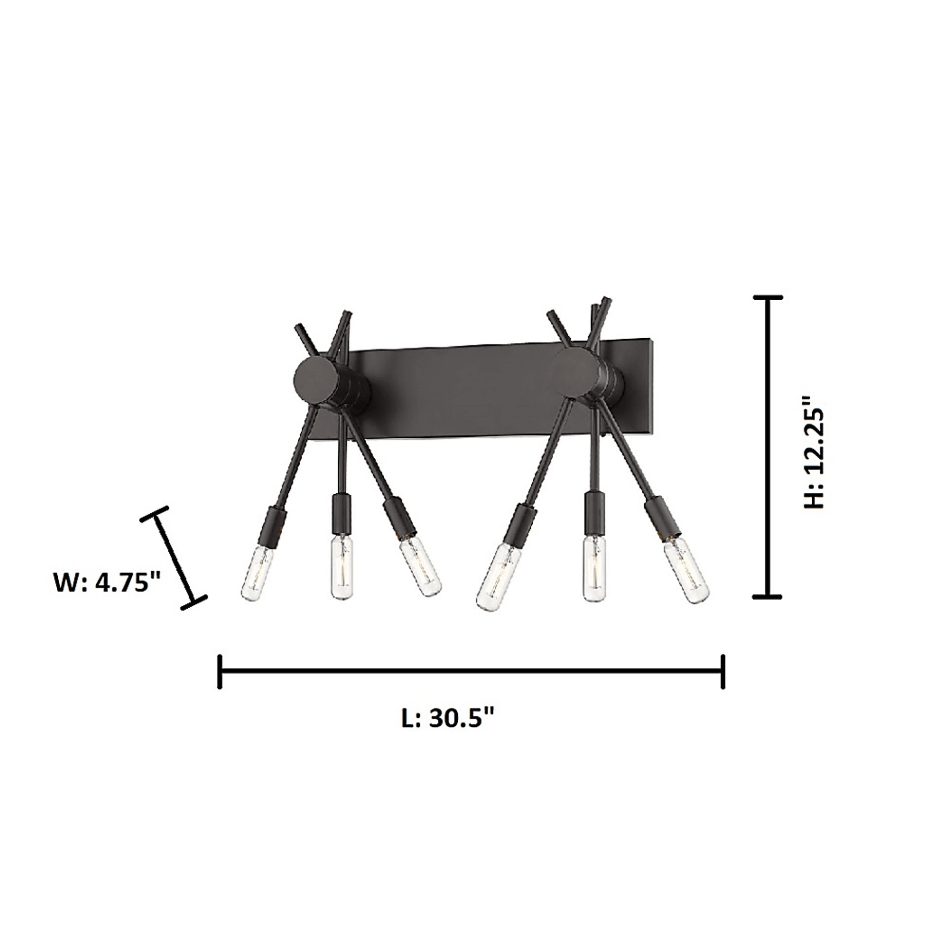 Vinesta Gate Large Bronze Sconce - Image 2