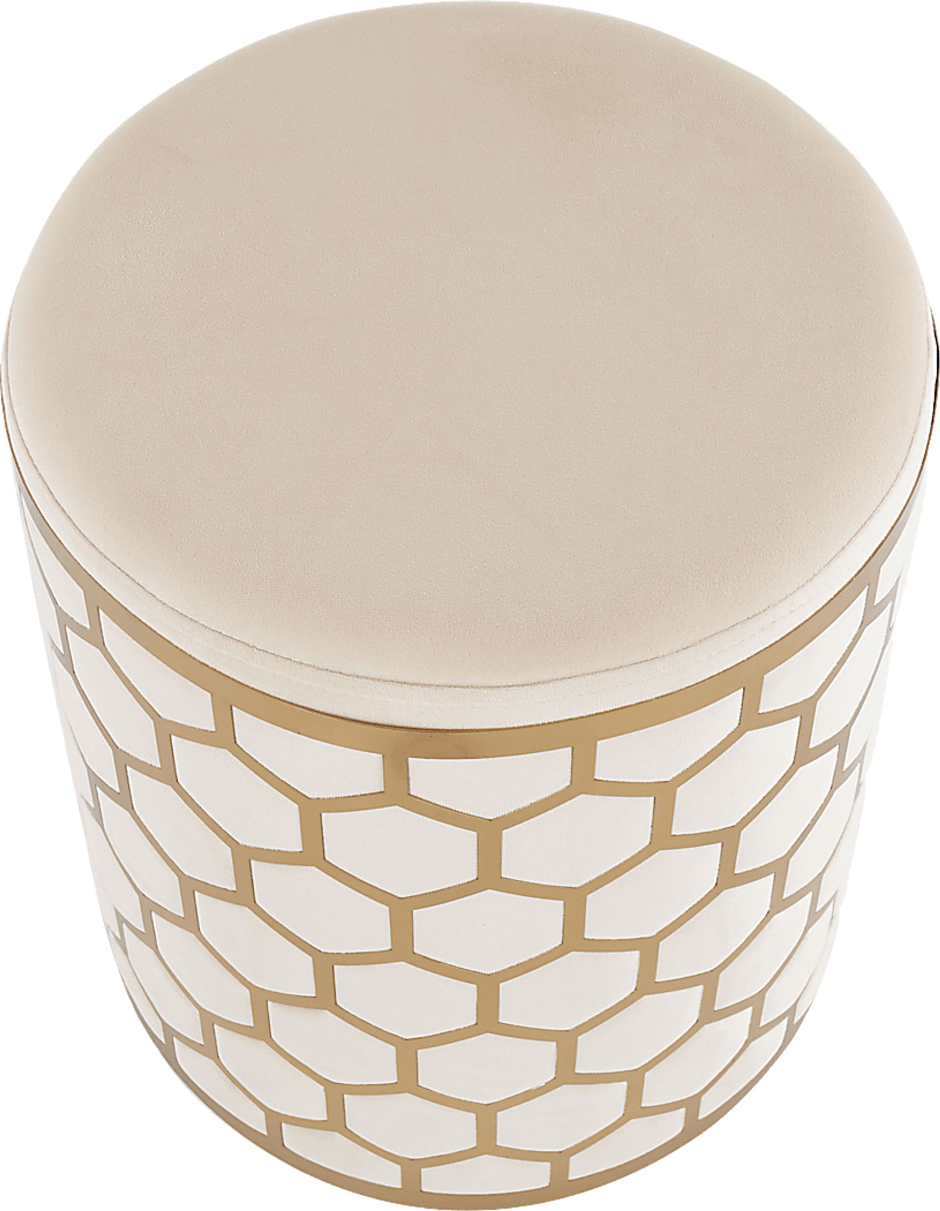 Vinesville Cream Ottoman - Image 2