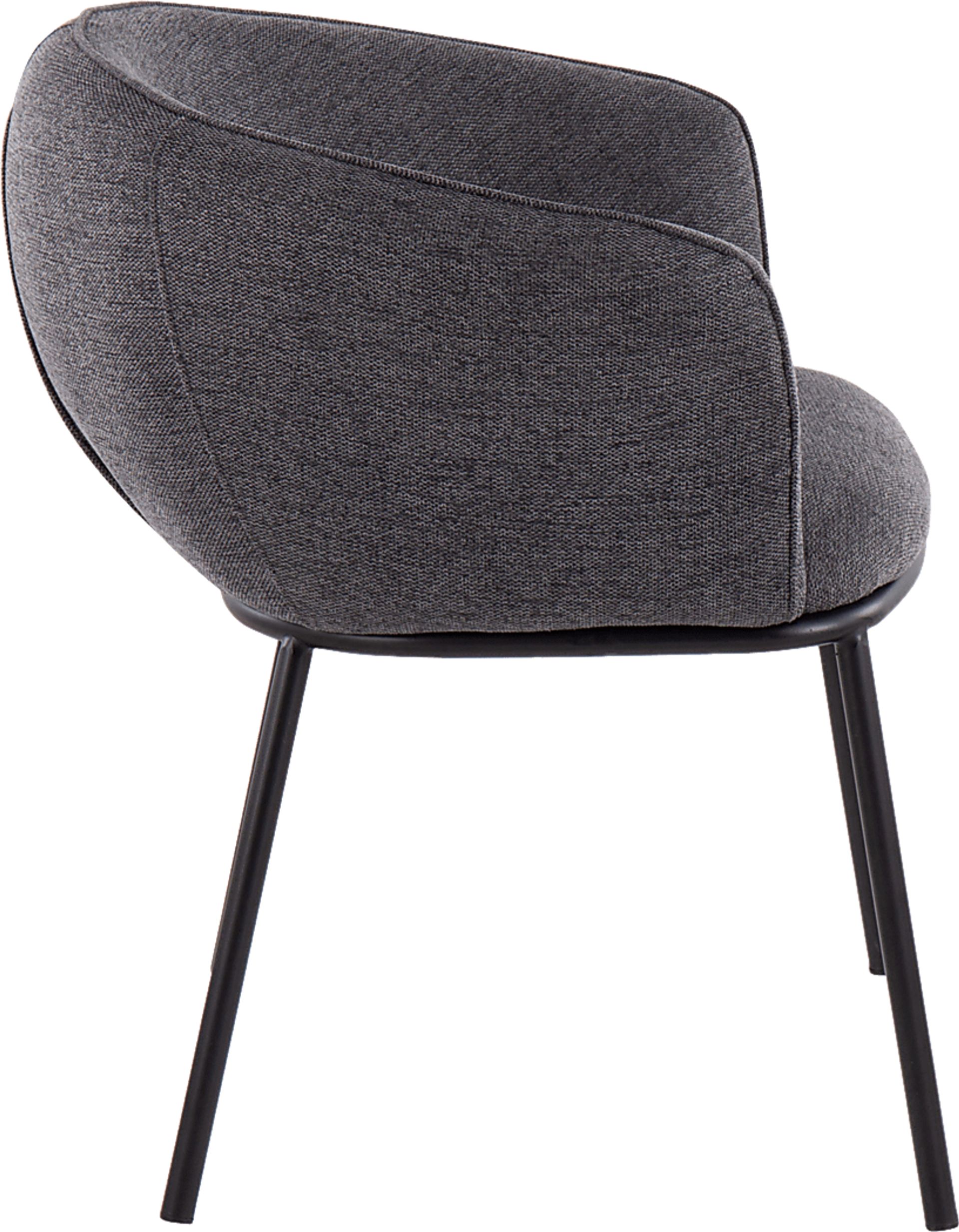 Vinevale Charcoal Side Chair - Image 2