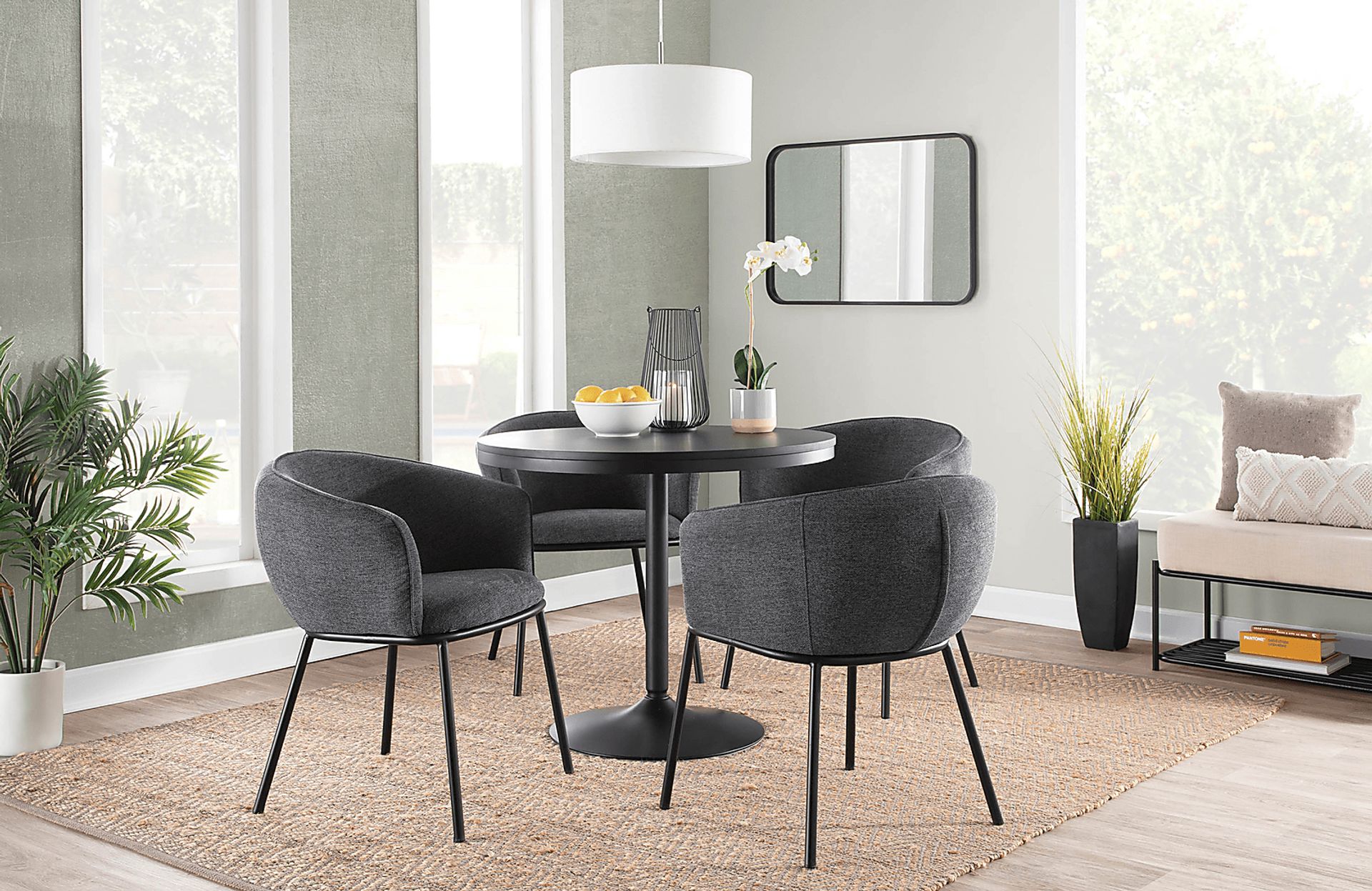 Vinevale Charcoal Side Chair - Image 8