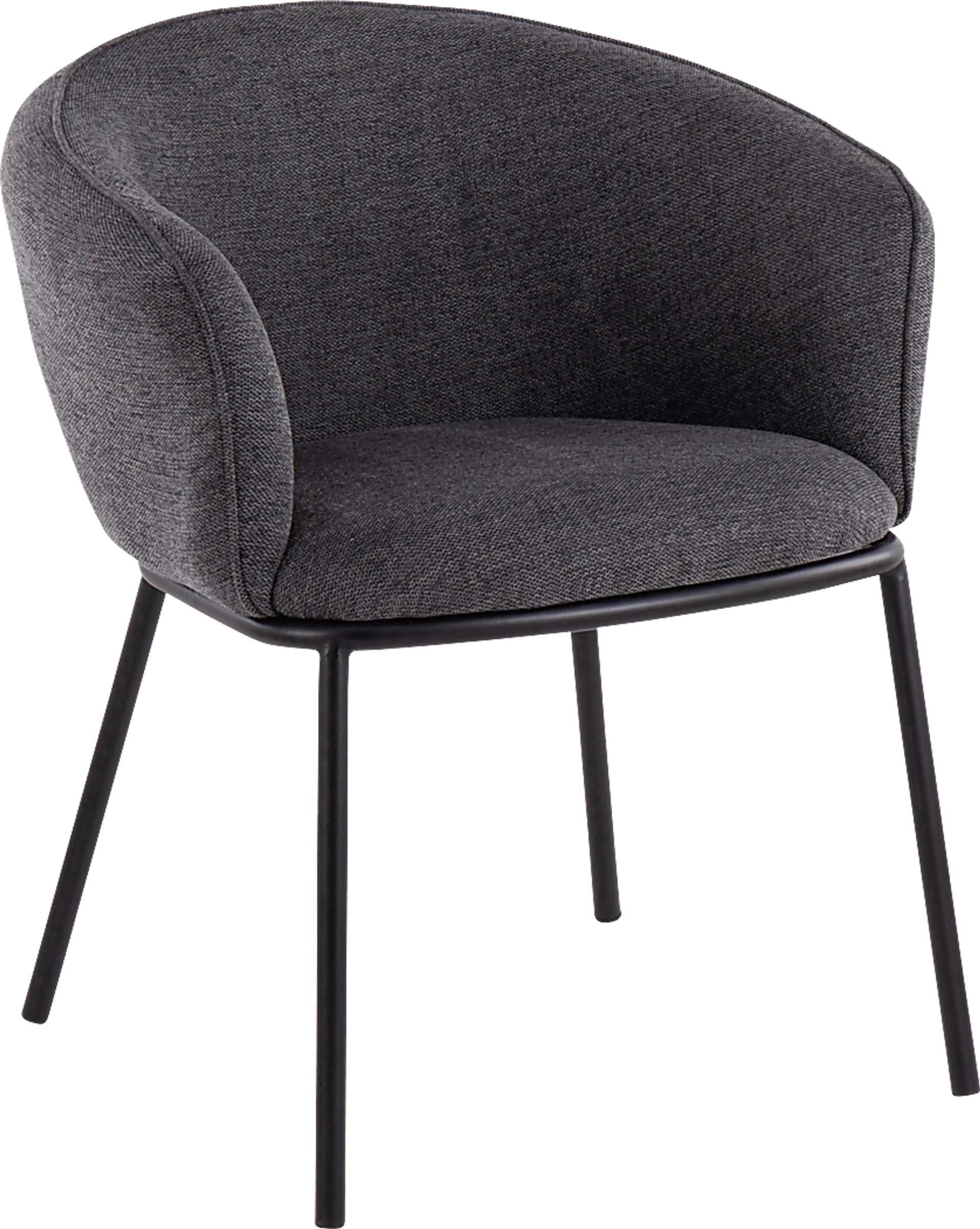 Vinevale Charcoal Side Chair - Image 1