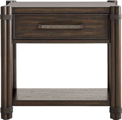 Vineyard Estates Brown 1-Drawer Nightstand