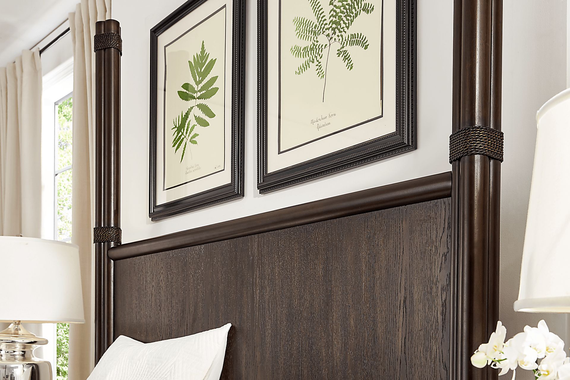 Vineyard Estates Brown 7 Pc King Poster Bedroom - Image 3