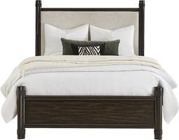 3 pc queen upholstered bed