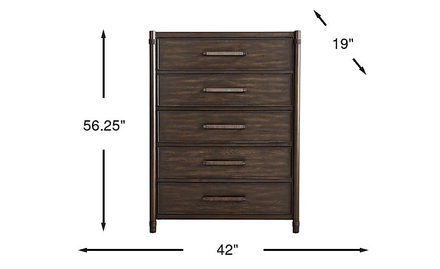 Vineyard Estates Brown Chest - Thumbnail 5