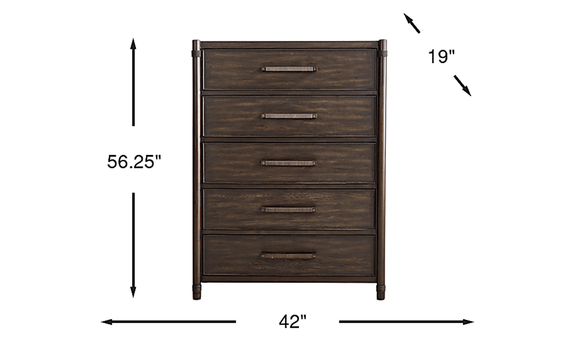 Dimension Image. Please refer to the Dimension Tab on this page for dimension details.