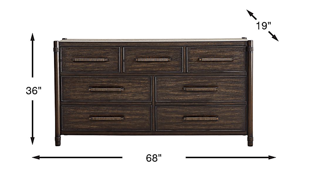 Vineyard Estates Brown Dresser