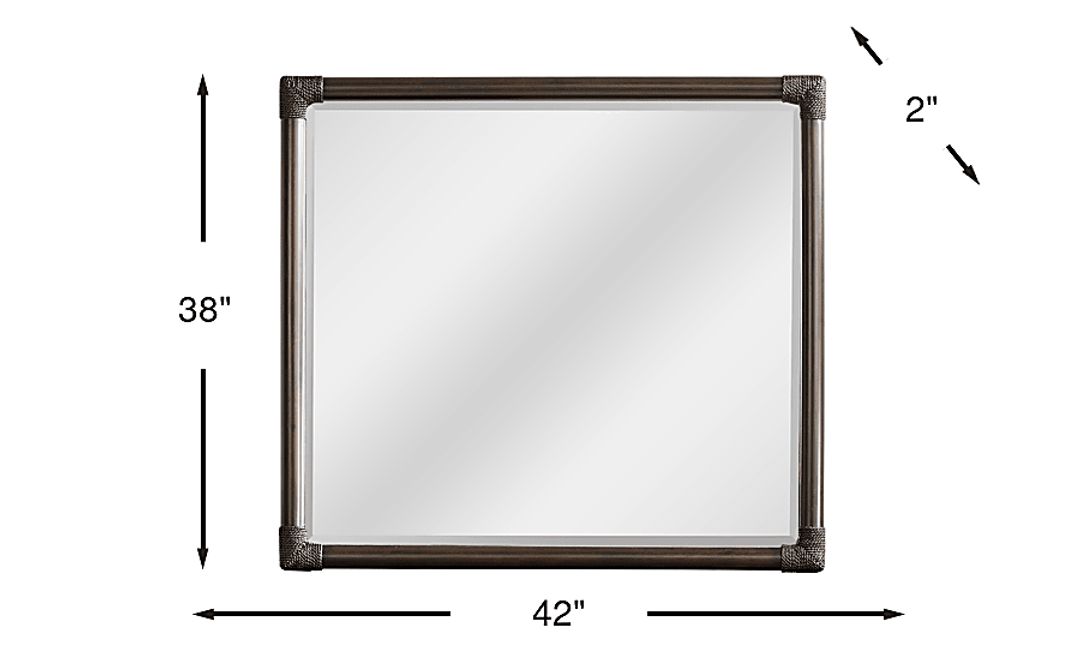 Vineyard Estates Brown Mirror