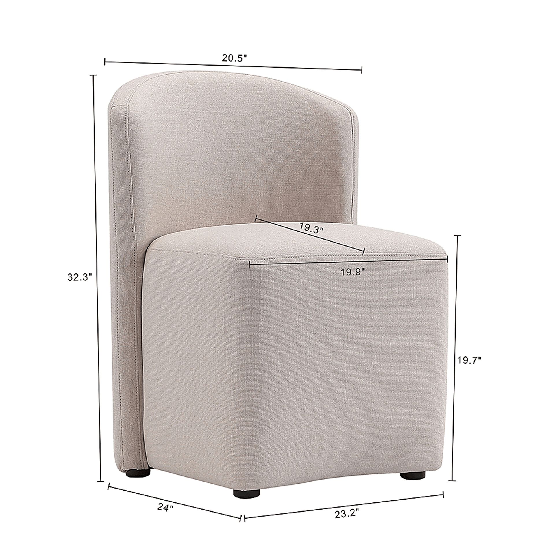 Vingia Brown Side Chair - Image 4