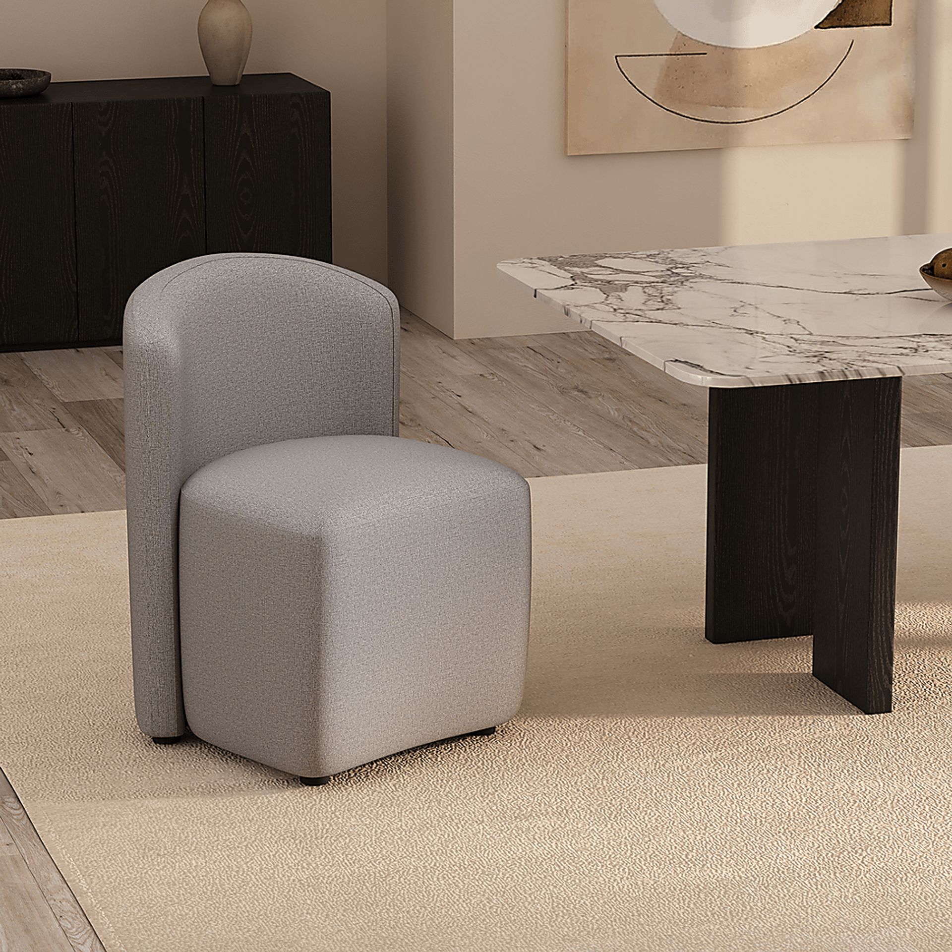 Vingia Gray Side Chair - Image 2